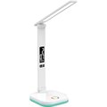 Obrázok pre výrobcu Platinet PDL711RGBW stolní LED lampa stmívatelná, bezdrátové nabíjení, hodiny, bílá