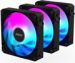 Obrázok pre výrobcu Gigabyte AORUS EZ CHAIN FAN 120, ARGB, black, 3-Pack