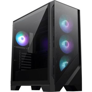 Obrázok pre výrobcu MSI skříň MAG FORGE 320R AIRFLOW/ bez zdroje/ levé temperované sklo/ 4x 120 mm A-RGB fan/ 2x USB3.2/ černá