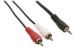 Obrázok pre výrobcu Valueline VLAP22200B15 - Stereo Audio Kabel 3.5mm zástrčka - 2x CINCH zástrčka 1.50 m, černá