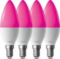 Obrázok pre výrobcu TP-Link Tapo L430C(4-pack) chytrá WiFi stmívatelná LED žárovka (barevná,2500K-6500K,470lm,2,4GHz,E14)