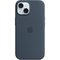 Obrázok pre výrobcu iPhone 15 Silicone Case with MS - Storm Blue