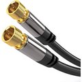 Obrázok pre výrobcu PremiumCord Satelitní antenní HQ kabel F male - F male (135 dB) 4x stíněný 3m