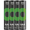 Obrázok pre výrobcu GP Nabíjecí bat. ReCyko Pro AAA (HR03) 800mAh- 4ks