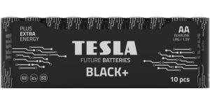 Obrázok pre výrobcu TESLA BLACK+ alkalická baterie AA (LR06, tužková, fólie) 10 ks