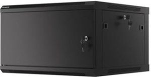 Obrázok pre výrobcu LANBERG skříň 19", 6U/600x600 FOR SELF-ASSEMBLY plechové dveře černá (RAL9004) (v rozloženém stavu