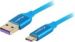 Obrázok pre výrobcu LANBERG CA-USBO-21CU-0010-BL Premium cable USB-C M A M 2.0 1M Blue Super Charge