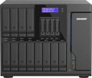 Obrázok pre výrobcu QNAP TVS-AIh1688ATX-U7-32G (Ultra 7, ZFS, 32GB DDR5 ECC RAM, 12x 3,5"+ 4x 2,5", 2x 2,5GbE, 2x 10GbE)