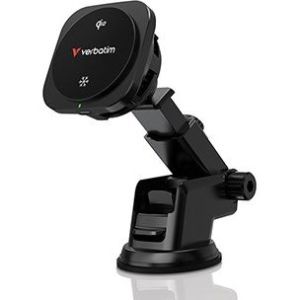 Obrázok pre výrobcu Verbatim držiak mobilu do auta, s bezdrôtovým nabíjaním, technológia Qi, čierna