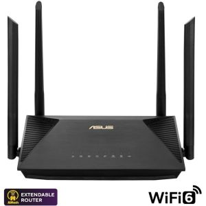 Obrázok pre výrobcu ASUS RT-AX52 (AX1800) Router, Dual Band WiFi 6, Extendable Router