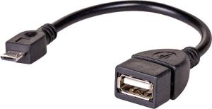 Obrázok pre výrobcu Akyga Cable adpater 15cm OTG USB A / microUSB B AK-AD-09