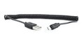 Obrázok pre výrobcu Kabel USB A-B micro, 1,8m, 2.0, černý, kroucený