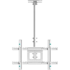 Obrázok pre výrobcu ONKRON TV Stropný držiak s nastaviteľnou výškou pre 32 až 80-palcové LED LCD televízory, biely