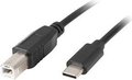 Obrázok pre výrobcu LANBERG USB-C (M) na USB-B (M) 2.0 kabel 1,8m, černý