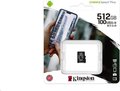 Obrázok pre výrobcu Kingston 512GB microSDHC karta Canvas Select Plus Class 10 (r/w 100MB/s / 85MB/s) bez adaptéra