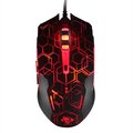 Obrázok pre výrobcu E-Blue Myš Auroza EMS636 Hexagon, optická, 6tl., 1 koliesko, drôtová (USB), čierna, 2500DPI, herná