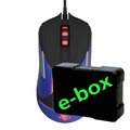 Obrázok pre výrobcu E-Blue Myš Auroza Gaming V2, optická, 6tl., 1 koliesko, drôtová (USB), čierna, 5000DPI, herná