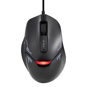 Obrázok pre výrobcu E-Blue Myš EMS657, optická, 3tl., 1 koliesko, drôtová (USB), čierna, 3200DPI