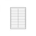 Obrázok pre výrobcu Logo etikety 100mm x 23mm, A4, matné, biele, 24 etikety, 140g/m2, balené po 25 ks, pre atramentové a laserové tlačiarne