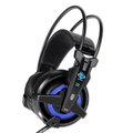 Obrázok pre výrobcu E-Blue, Auroza EHS950 FPS, herné slúchadlá s mikrofónom, ovládanie hlasitosti, čierna, USB modré podsv.,vibračné