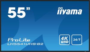 Obrázok pre výrobcu IIYAMA LH5541UHS-B2 55" 3840x2160 4K UHD IPS panel 1precent Haze Landscape and Portrait mode Speakers 2x 10W VGA 3x HDMI 500cd/m2