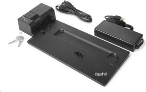 Obrázok pre výrobcu Lenovo ThinkPad Ultra Dock - 135W (VGA, 2x DisplayPort, HDMI, RJ45, 2xUSB-C, 4xUSB 3.1, adapter) pripojit max. 3x LCD