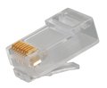 Obrázok pre výrobcu Solarix Konektor RJ45 CAT5E UTP 8p8c netieneny neskladany na lanko / 100 ks