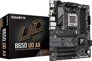 Obrázok pre výrobcu GIGABYTE MB Sc AM5 B650 UD AX, AMD B650, 4xDDR5, 1xDP, 1xHDMI, WiFi