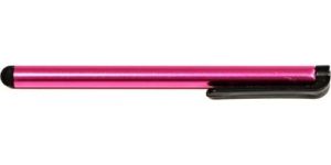 Obrázok pre výrobcu Dotykové pero, kapacitné, kov, tmavo ružové, pre iPad a tablet