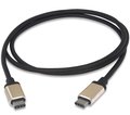 Obrázok pre výrobcu PremiumCord Kabel USB 3.1 konektor C/male - USB 3.1 C/male, 1m hliníkové konektory