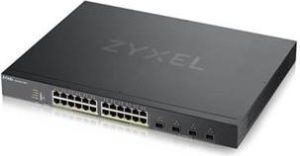 Obrázok pre výrobcu Zyxel XGS1935-28HP, 28 Port Lite-L3 Smart Managed PoE Switch, 24x Gigabit PoE and 4x 10G SFP+, hybrid mode, standalone o
