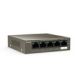 Obrázok pre výrobcu Tenda TEG1105P-4-63W PoE AT switch 4x PoE 802.3af/at, 5x 1 Gb/s, PoE celkem 63W, fanless