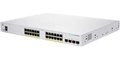 Obrázok pre výrobcu Cisco switch CBS250-24P-4X (24xGbE,4xSFP+,24xPoE+,195W,fanless) - REFRESH