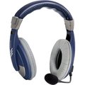 Obrázok pre výrobcu Defender Gryphon 750, slúchadlá s mikrofónom, ovládanie hlasitosti, modrá, uzatvorené, 2x 3.5 mm jack