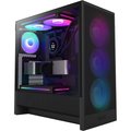Obrázok pre výrobcu NZXT skříň H5 Flow RGB edition / 1x360 mm RGB core fan / 1x120mm / USB 3.0 / USB-C 3.1 / průhledná bočnice / mesh /černá