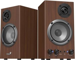 Obrázok pre výrobcu Genius reproduktory SP-HF500B, 2.0, 16W, hnedý, regulácia hlasitosti, drevené, 40Hz-20kHz