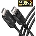Obrázok pre výrobcu AXAGON RVD-HI20C2, DisplayPort -> HDMI 2.0b redukce / kabel 1.8m, 4K/60Hz