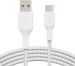 Obrázok pre výrobcu Belkin BOOST CHARGE USB-C/USB-A kabel, 3m, bílý - odolný