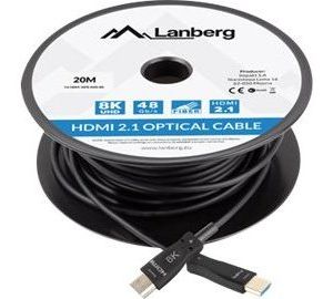 Obrázok pre výrobcu LANBERG HDMI v2.1 8K M/M cable 20m optical AOC
