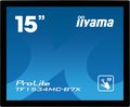 Obrázok pre výrobcu 15" iiyama TF1534MC-B7X: TN, XGA, capacitive, 10P, 370cd/m2, VGA, DP, HDMI, IP65, černý