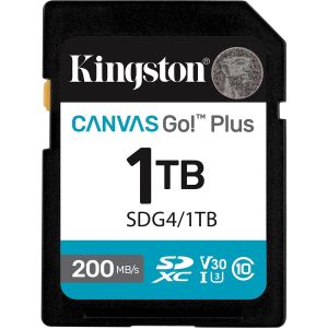 Obrázok pre výrobcu KINGSTON 1TB SDXC Canvas Go Plus Gen4 200MB/s C10 UHS-I U3 V30