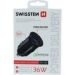 Obrázok pre výrobcu Adaptér do auta SWISSTEN 36W, 2 porty, USB-C, USB-A