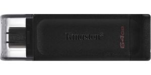 Obrázok pre výrobcu Kingston 64GB DT70 USB-C 3.2 gen. 1