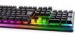 Obrázok pre výrobcu C-TECH Polomechanická herní klávesnice Iris (GKB-08), casual gaming, CZ/SK, duhové podsvícení, USB