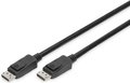 Obrázok pre výrobcu Cable DisplayPort 8K 30Hz UHD Typ DP/DP M/M with interlock black 2m
