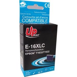 Obrázok pre výrobcu UPrint kompatibil ink s C13T16324010, T163240, 16XL, cyan, 450str., 9ml, E-16XLC, pre Epson WorkForce WF-2540WF, WF-2530WF, WF-252