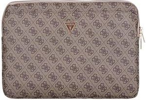 Obrázok pre výrobcu Guess PU 4G Triangle Logo Obal pro Notebook 14" Brown