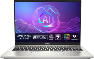Obrázok pre výrobcu MSI Prestige A16 AI+ A3HMG /AI9-365/16" 2560x1600/32GB/1TB SSD/AMD int/W11P/Silver