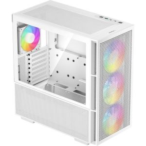 Obrázok pre výrobcu DEEPCOOL skříň CH560 / MidT/ 3x140 a 120mm ARGB fan / USB 3.0 / tvrzené sklo / bílá