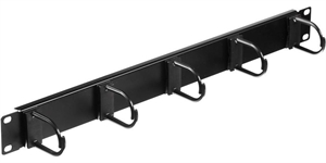 Obrázok pre výrobcu 19" vyvazovací panel 2U s kartáčem, černý